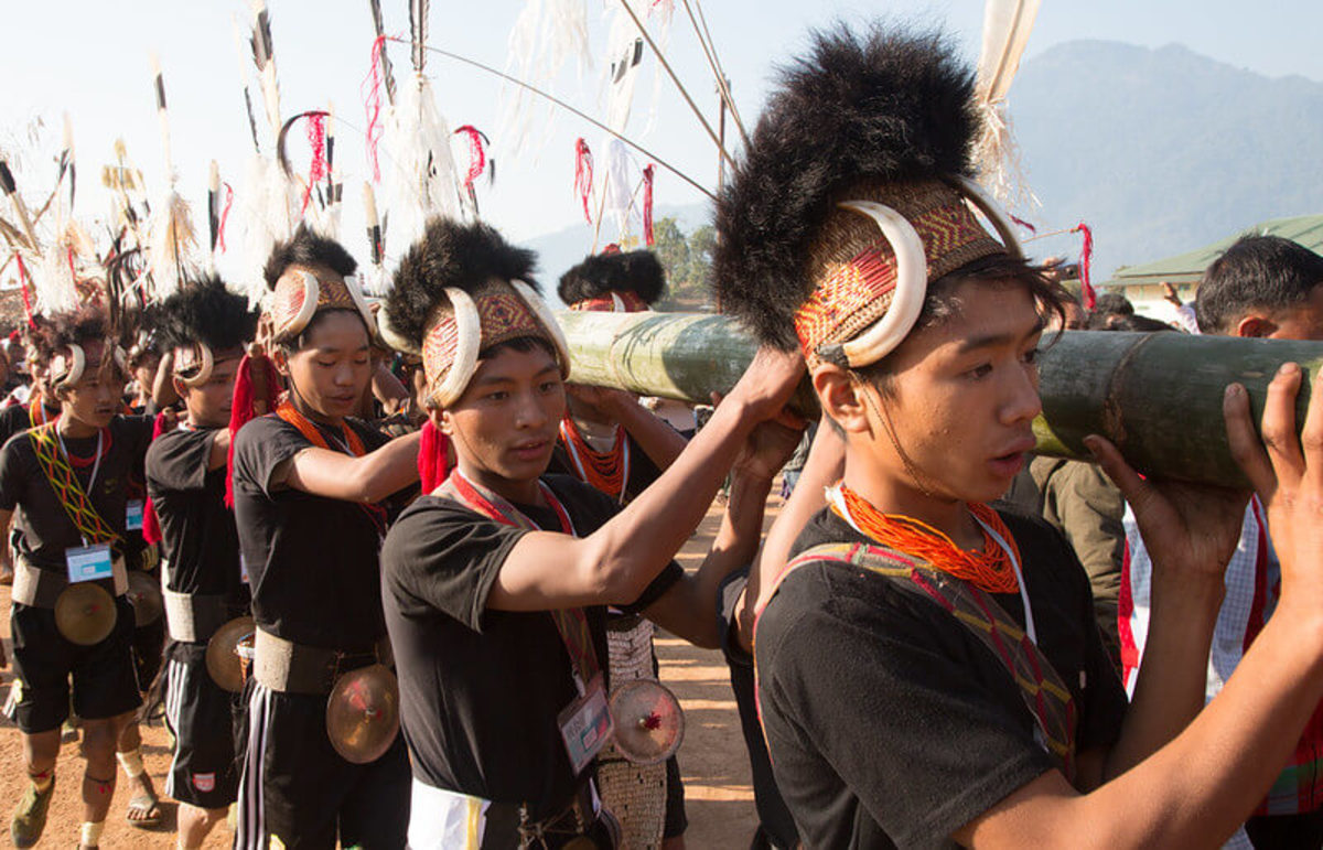 Festival Naga, Myanmar