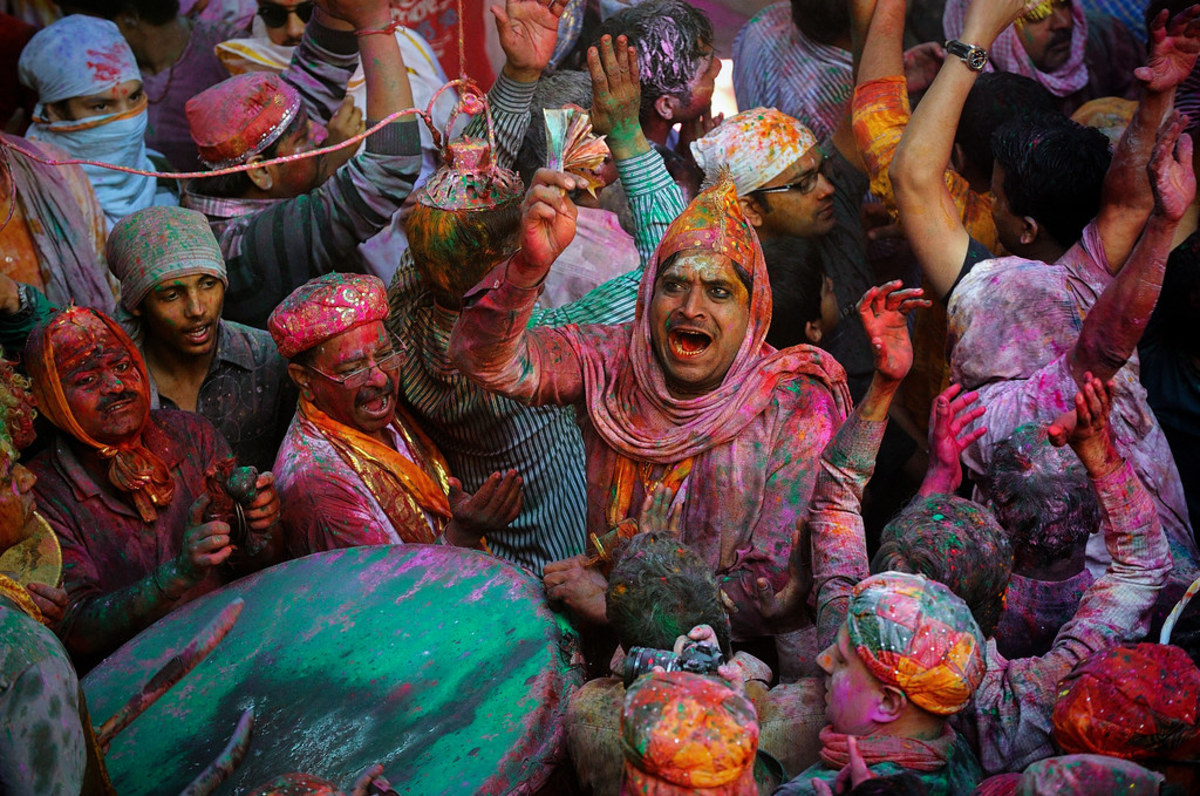 Holi, Inde, Inde