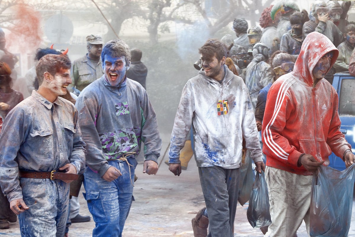 Galaxidi Flour War, Grèce