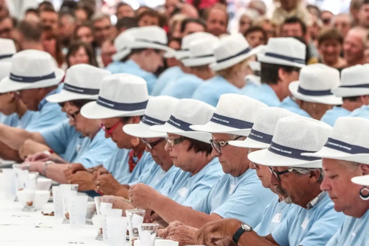Championnat du monde de décorticage de crevettes, France