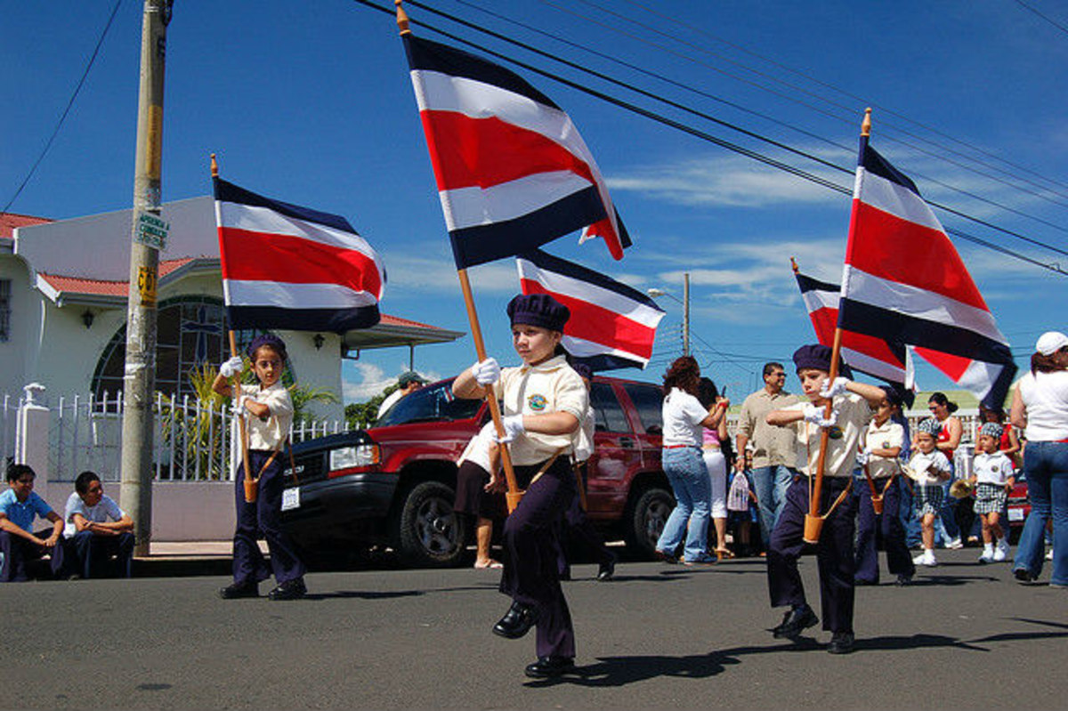 Fête de l’indépendance du Costa Rica, Costa Rica