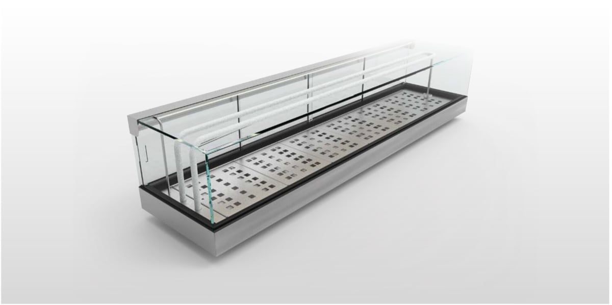 Vetrina refrigerata per sushi IGLU remota 2500 mm
