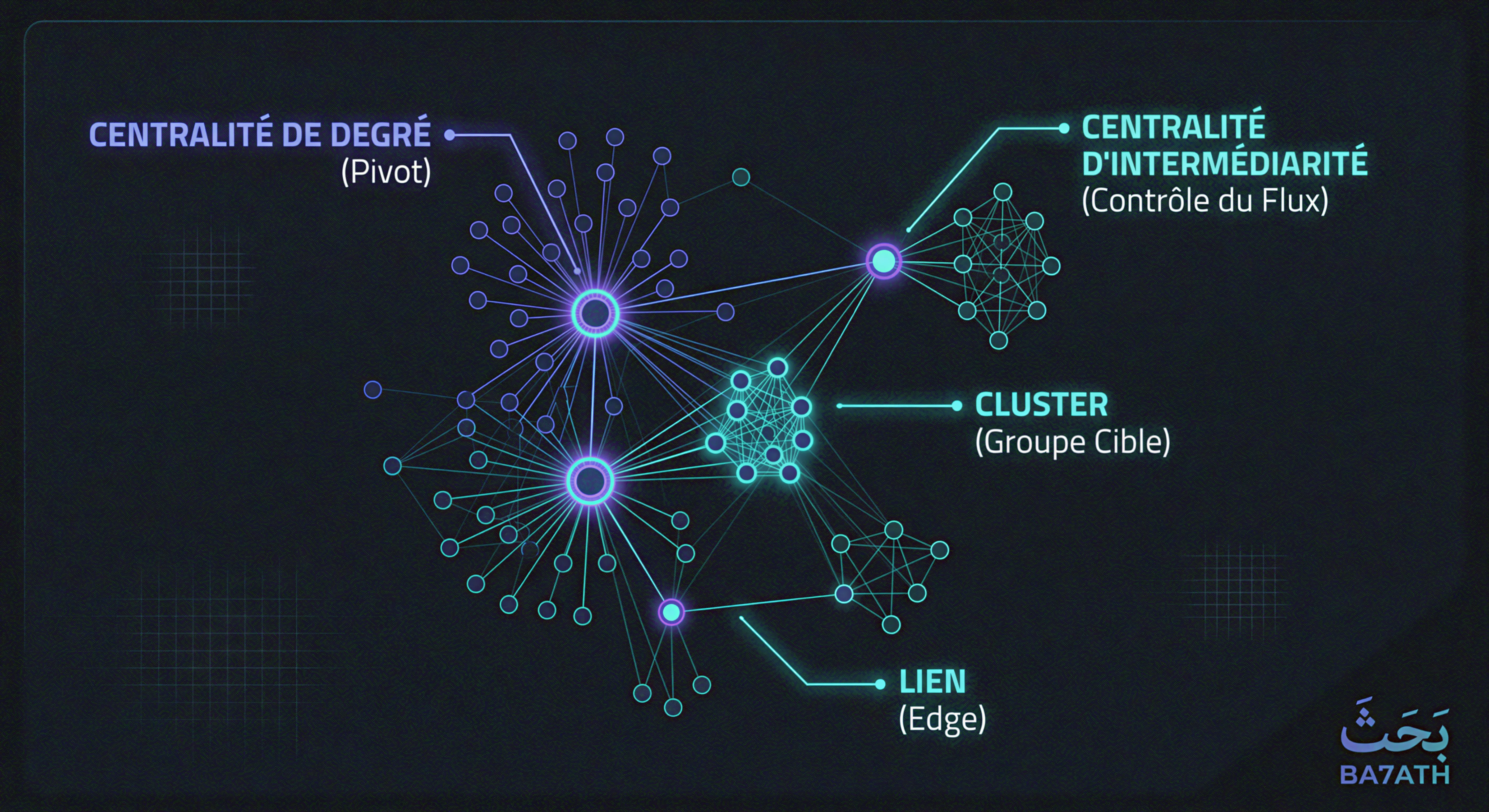 Visualisation de la centralité dans un réseau