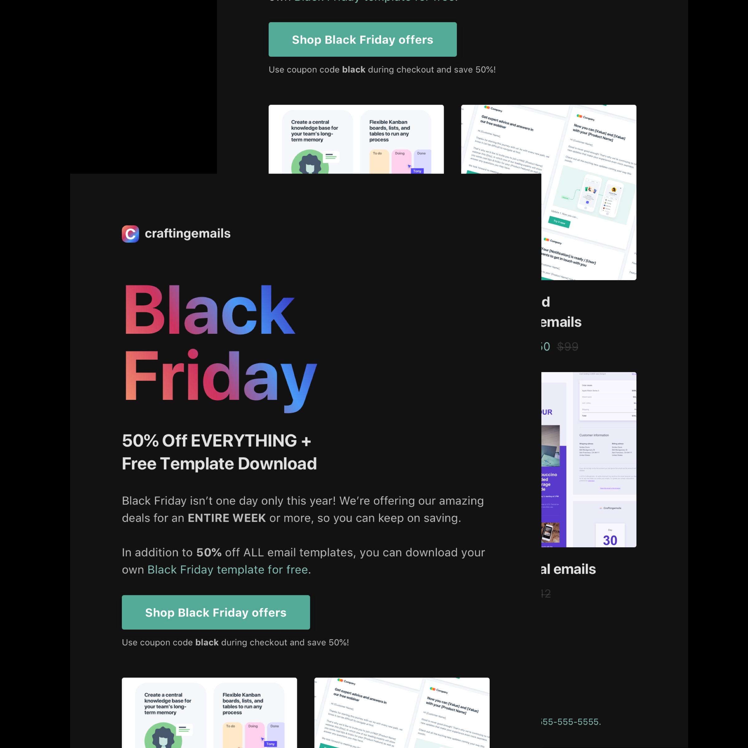 Friday the 13th Email Templates 📭  Free Friday the 13th HTML Email  Template —  ✔️