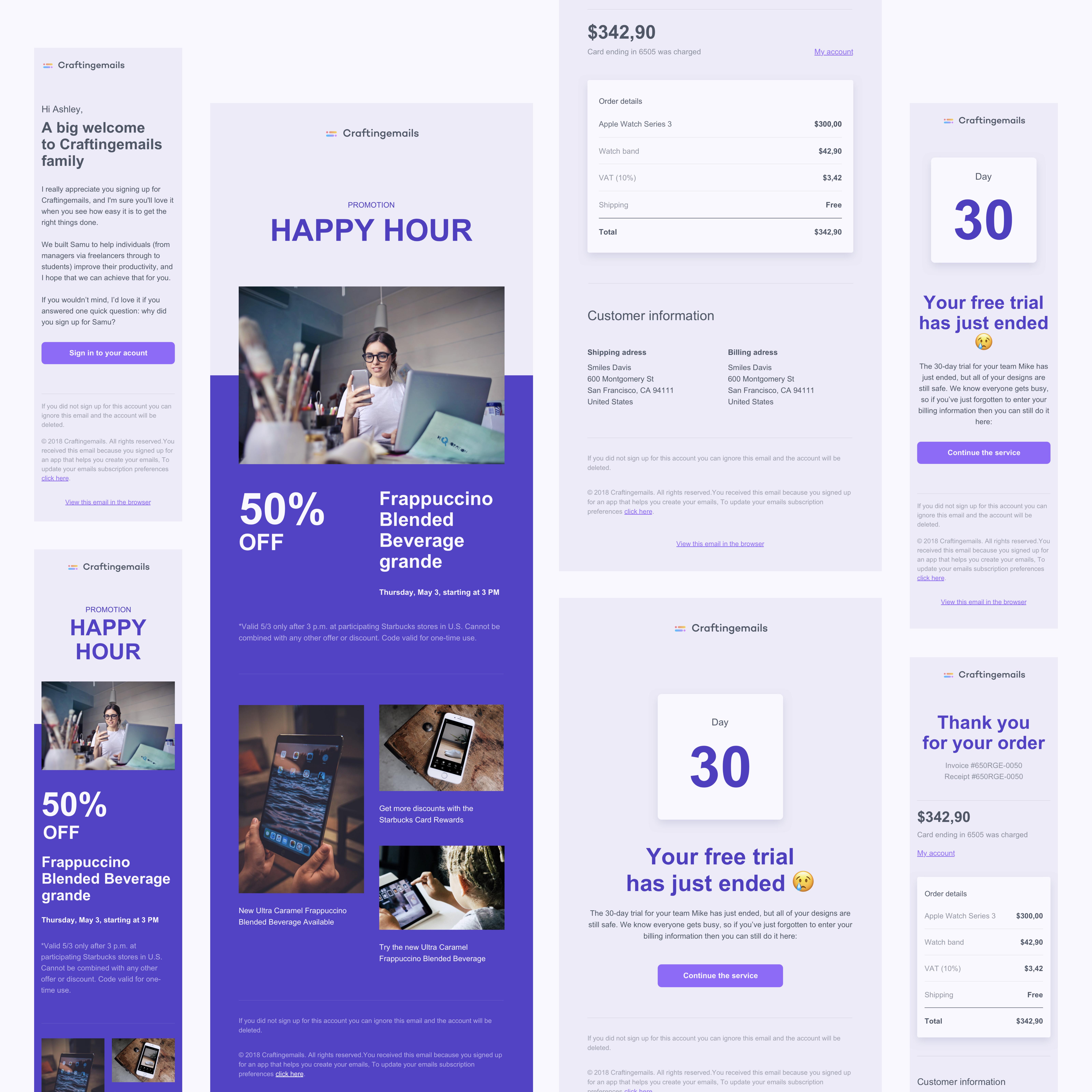 Figma HTMl Tailwind email templates