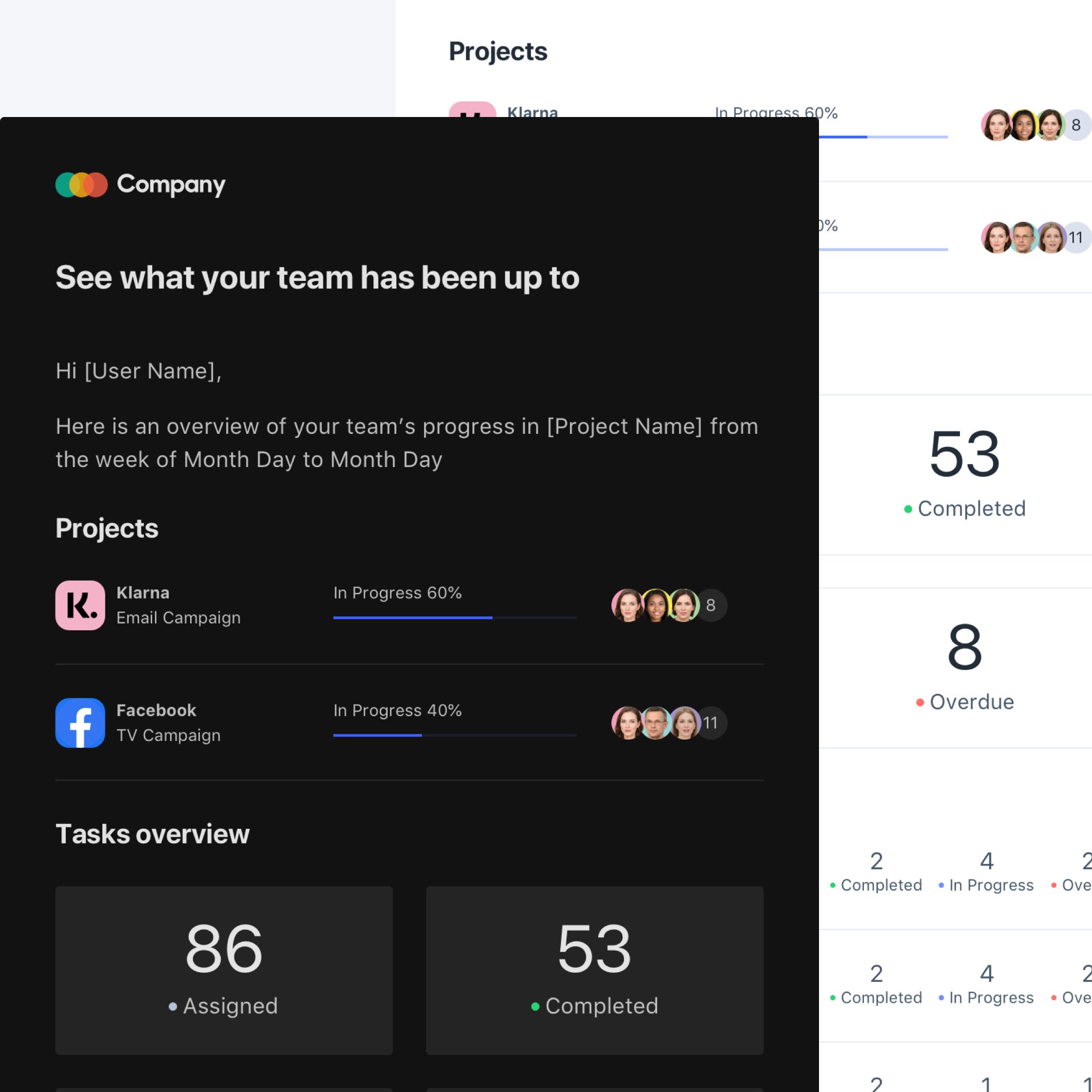 Figma HTMl Tailwind email templates
