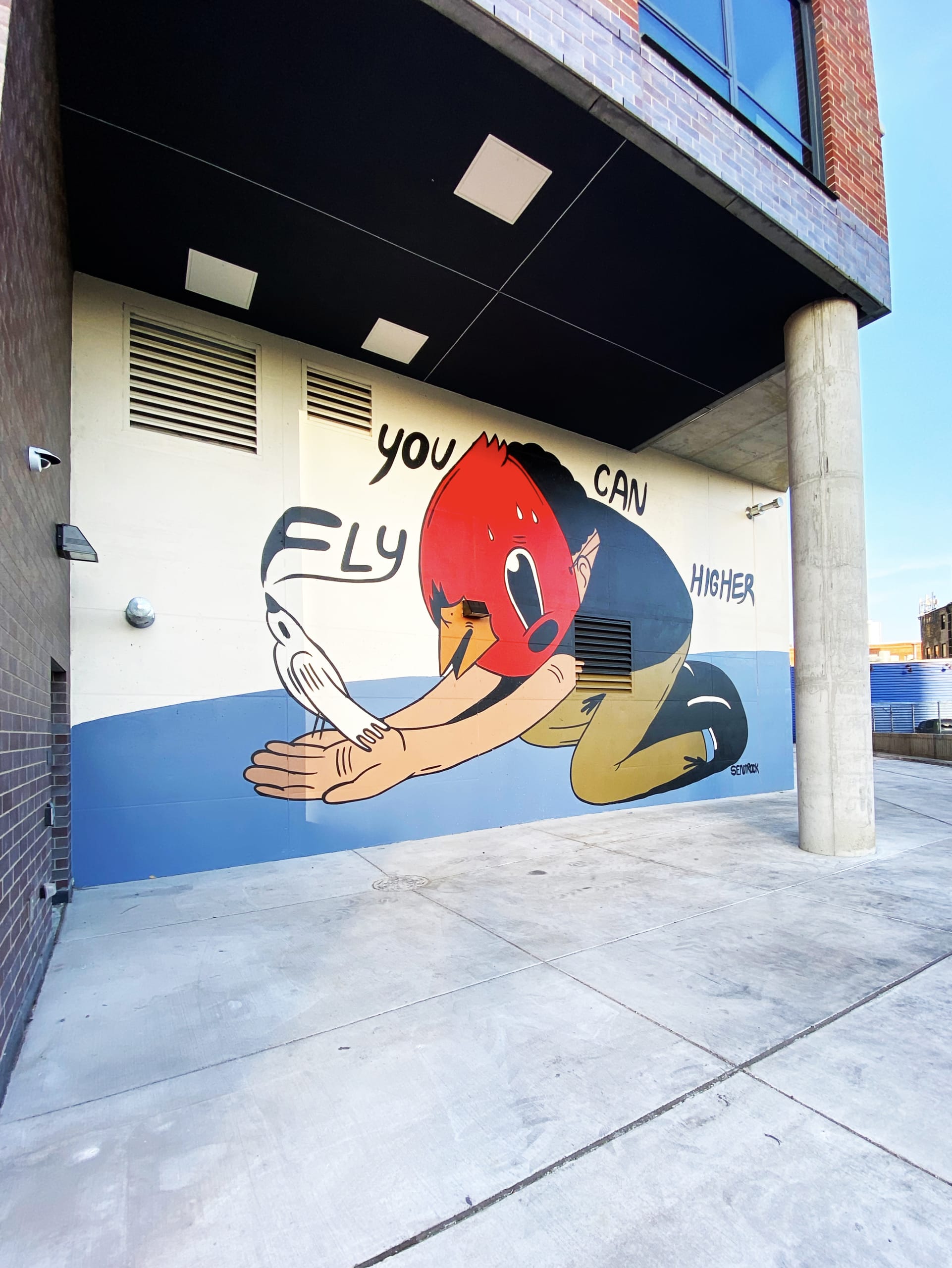 Sent Rock Muros | Fifield Companies | Westerly Sentrock Mural
