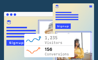 Landing page conversions