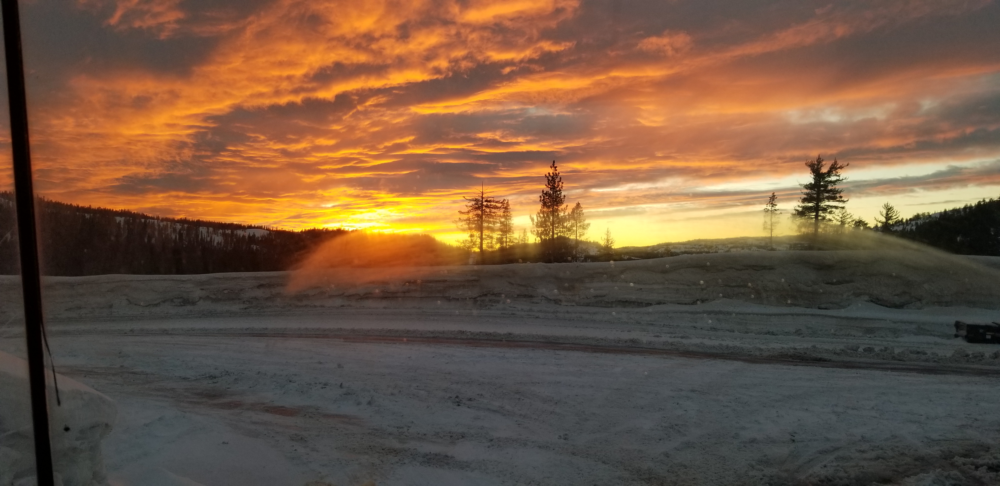 Sunset at Sugar bowl