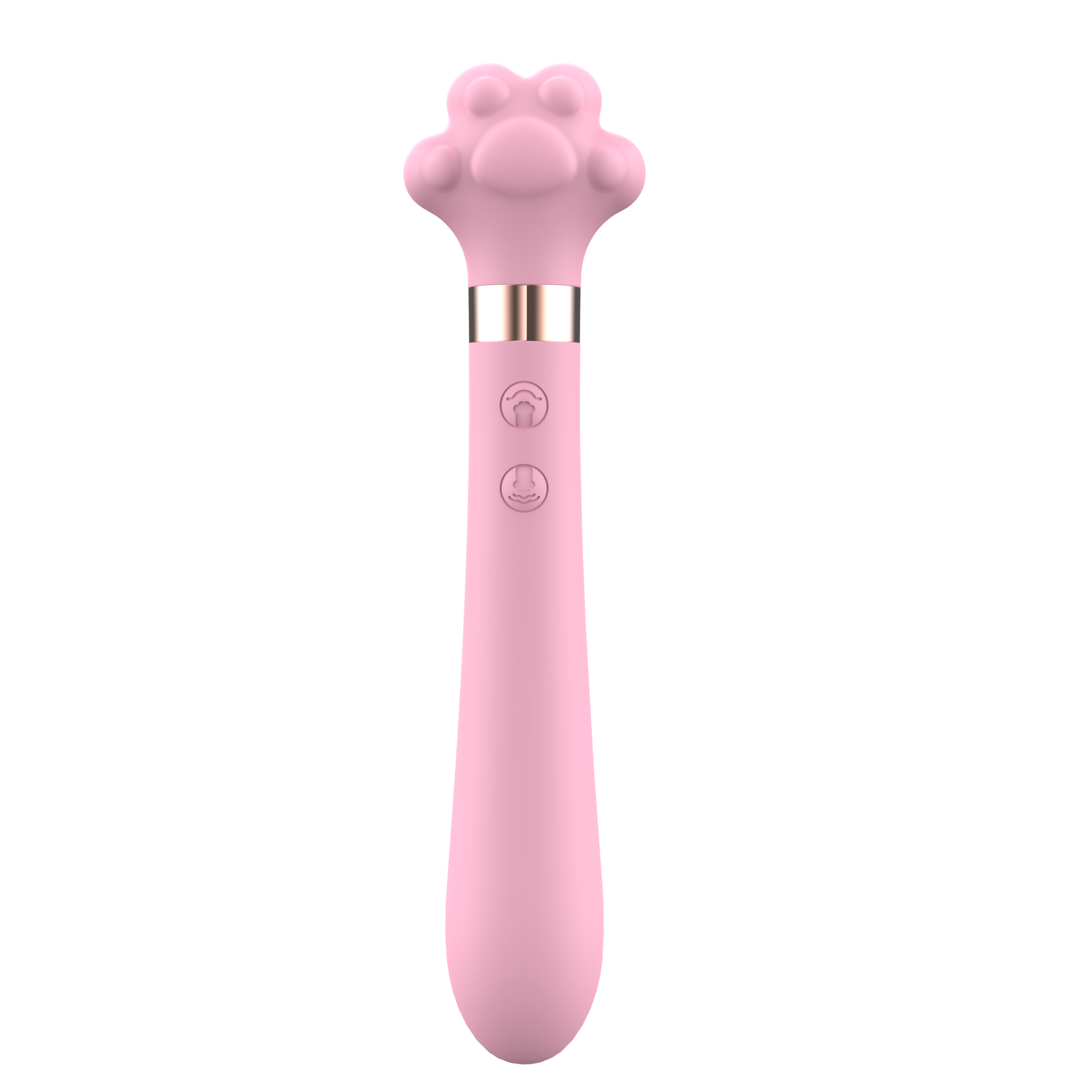 YORIA ネコ パウ ウォームスティック|ネコの肉球型ヘッド×加温機能付きバイブ