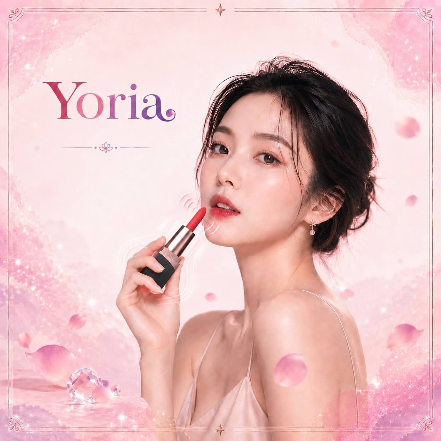 YORIA リップスティック|口紅型ミニマッサージャー