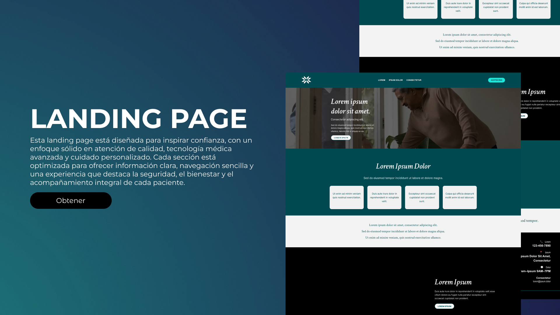 Imagen de la plantilla Plantilla Landing Page