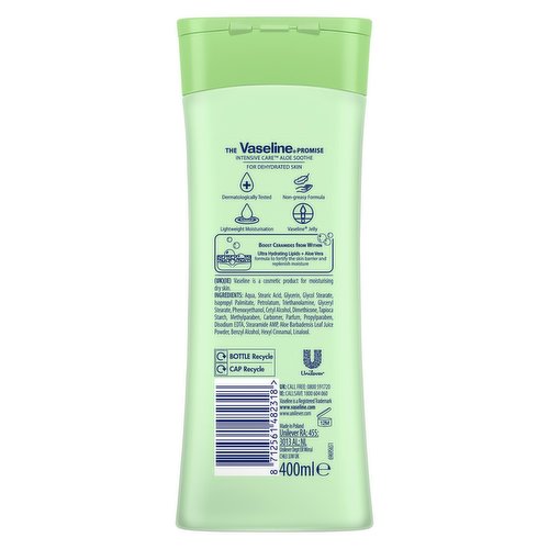 Vaseline  Aloe Soothe Lotion