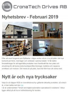 Nyhetsbrev 2019-2