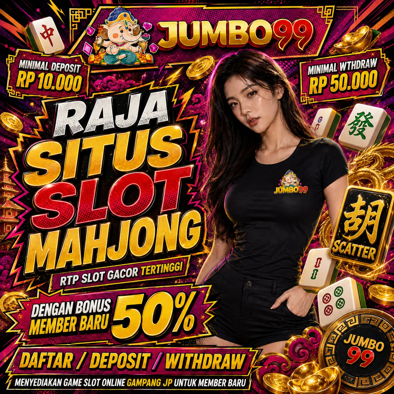 JUMBO99 Daftar Sekarang - Minimal Bet 200 Rupiah