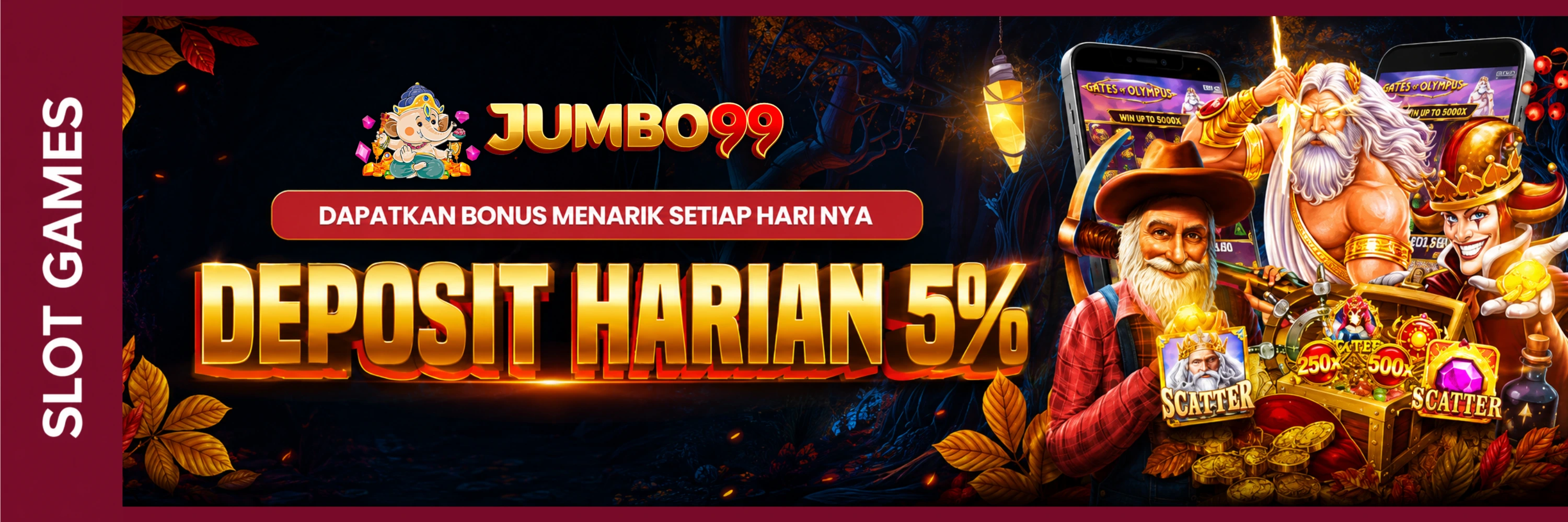 Bonus Deposit Harian 5%