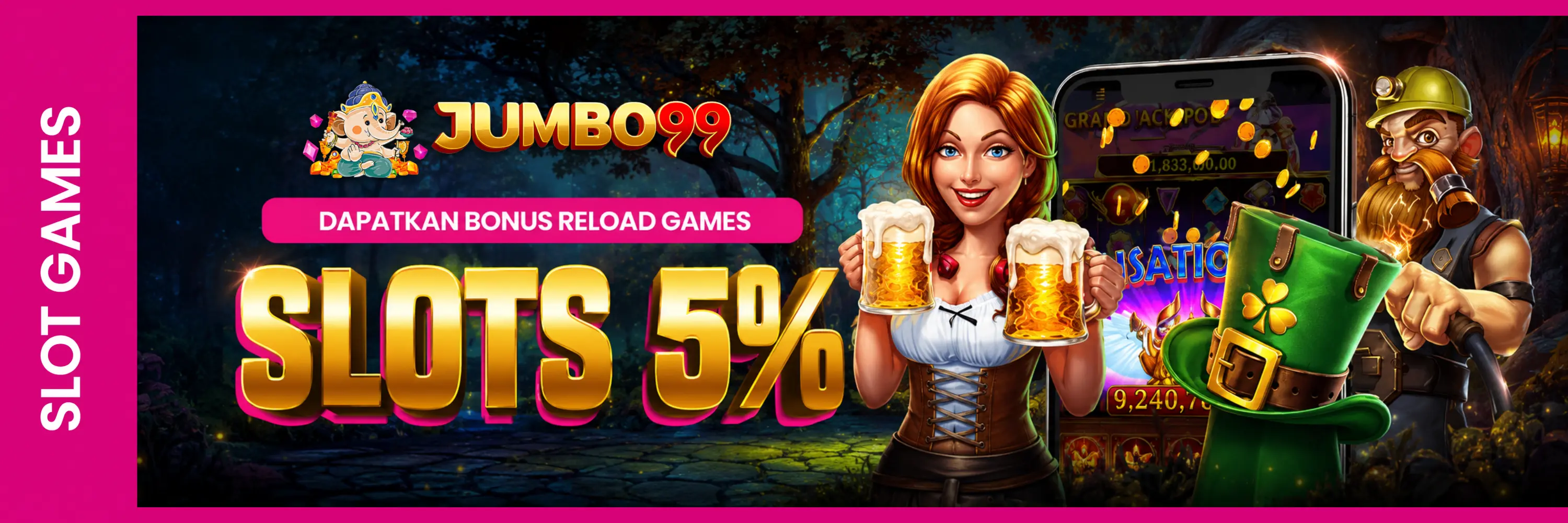 Bonus Reload Slots 5%