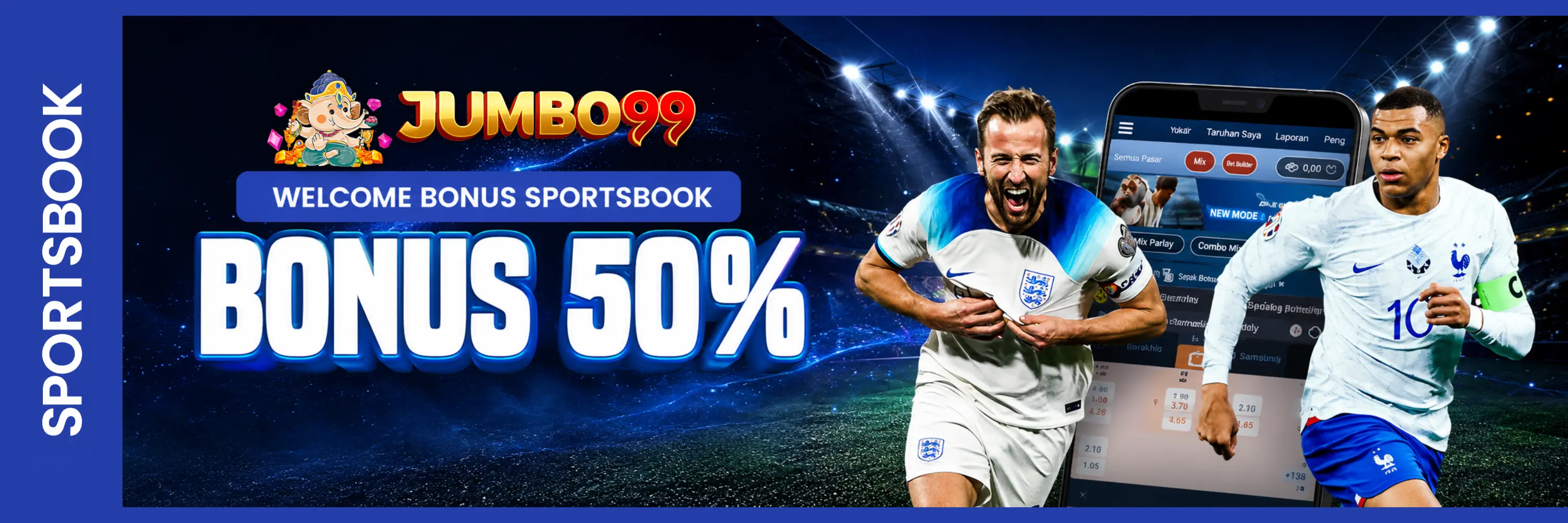 Bonus New Member Sportsbook 50%