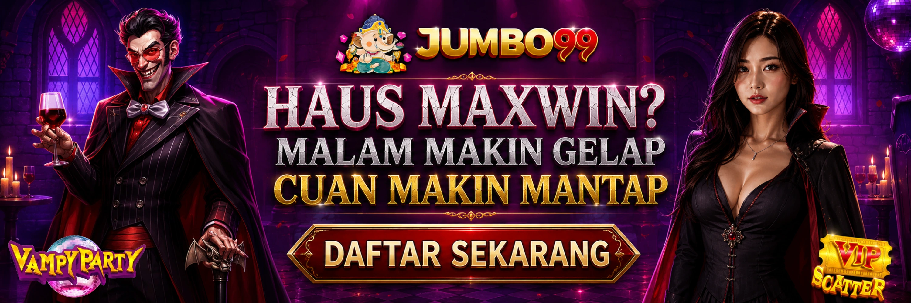 Banner Vampy Party Gacor