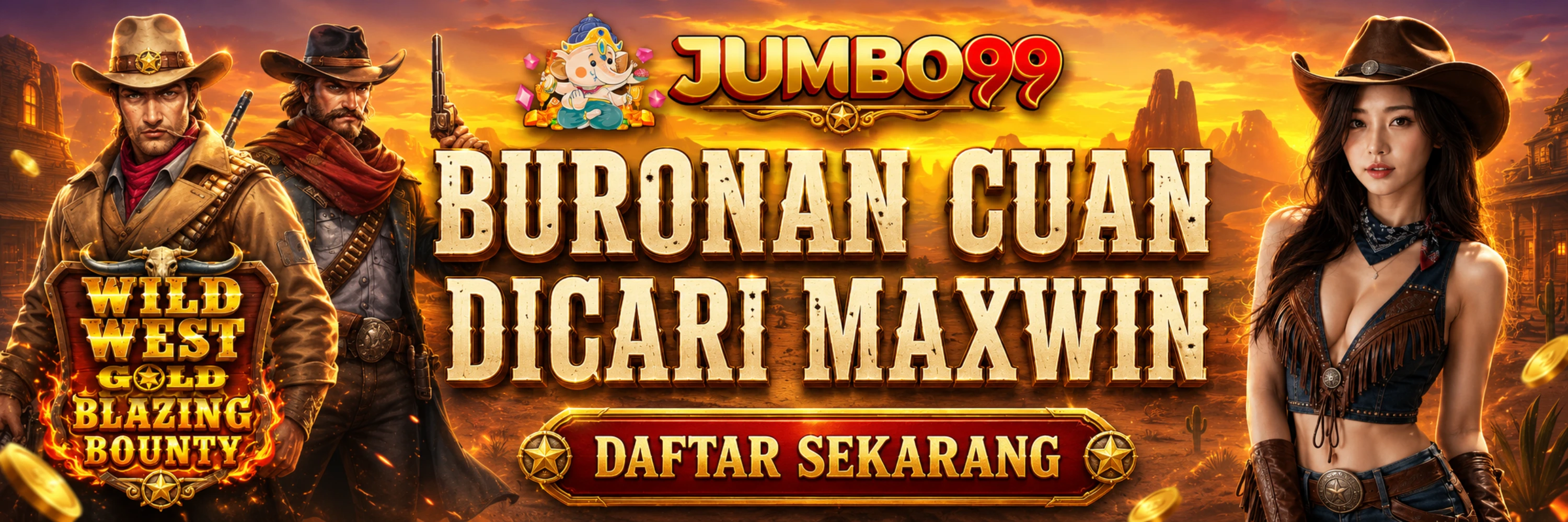 Banner Wild West Gold Slot