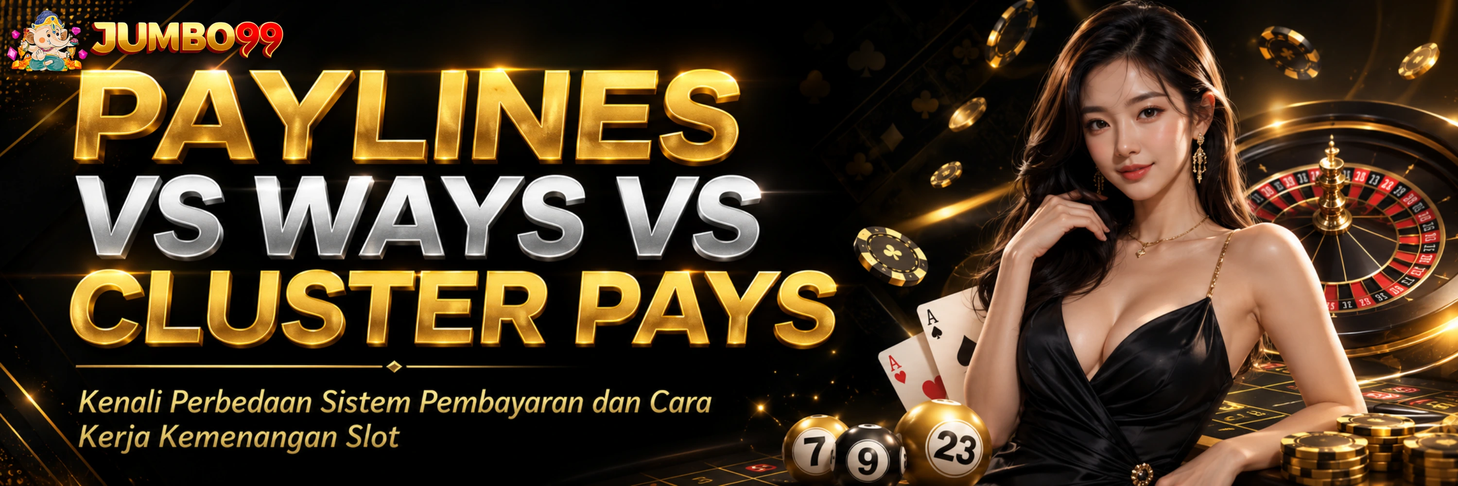 Perbedaan Paylines, Ways, dan Cluster Pays Slot JUMBO99