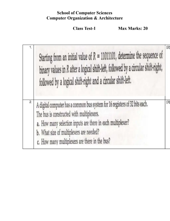 Tutorial Sheet 1