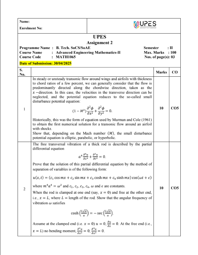 Tutorial Sheet 1