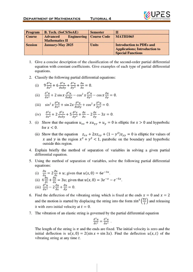 Tutorial Sheet 1