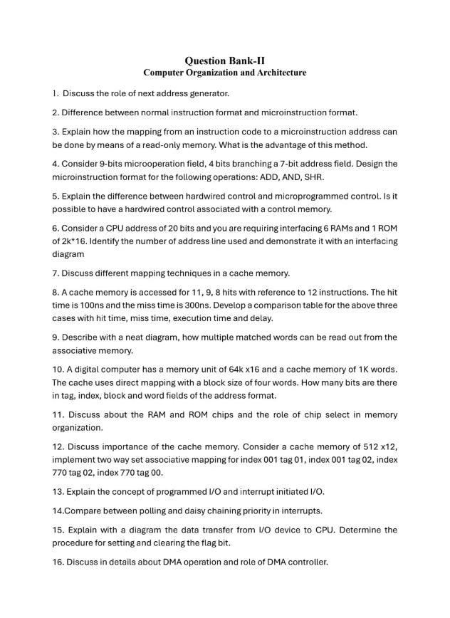 Tutorial Sheet 1