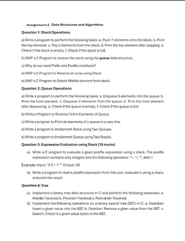 Tutorial Sheet 1