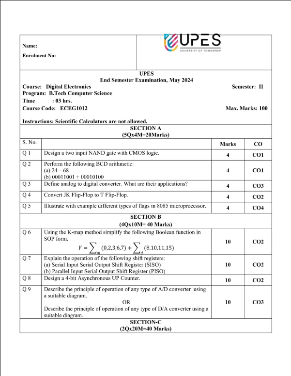 Tutorial Sheet 1