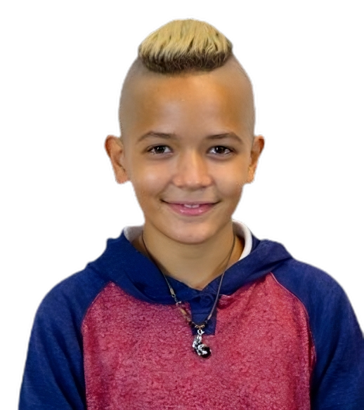 Smiling youth portrait