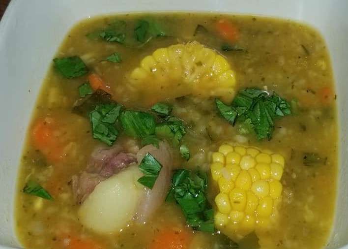 trini corn soup