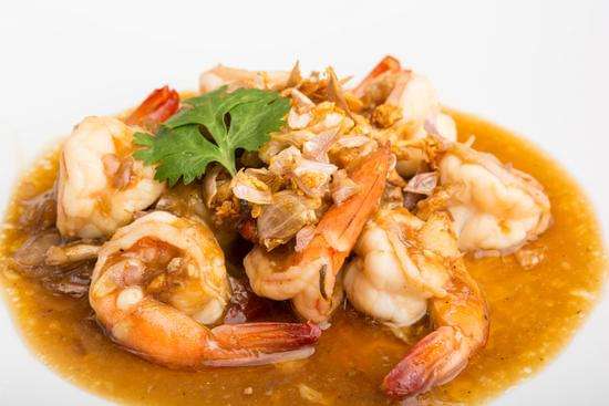 Trini pepper shrimps