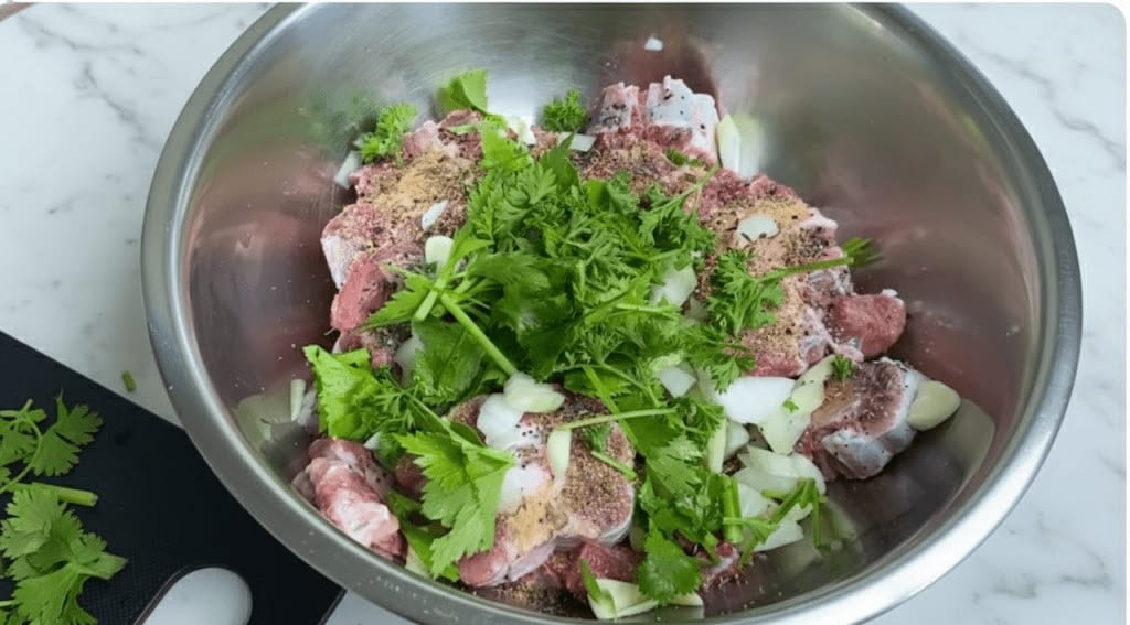 oxtail in seasoning
