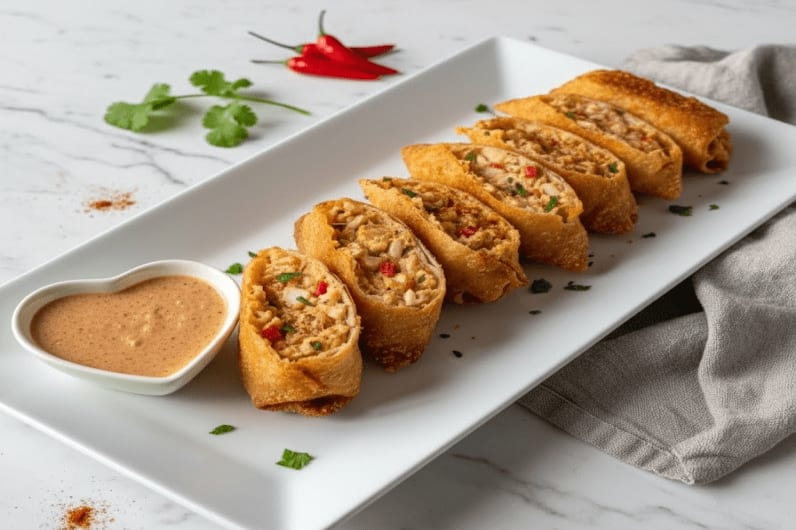 Crispy Seafood Eggrolls Recipe