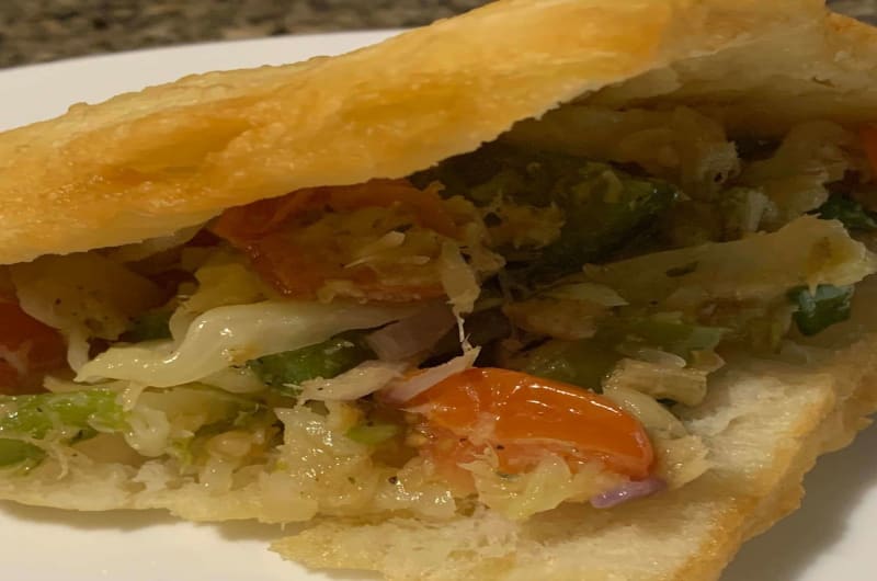 Trinidad Bake and Saltfish Buljol