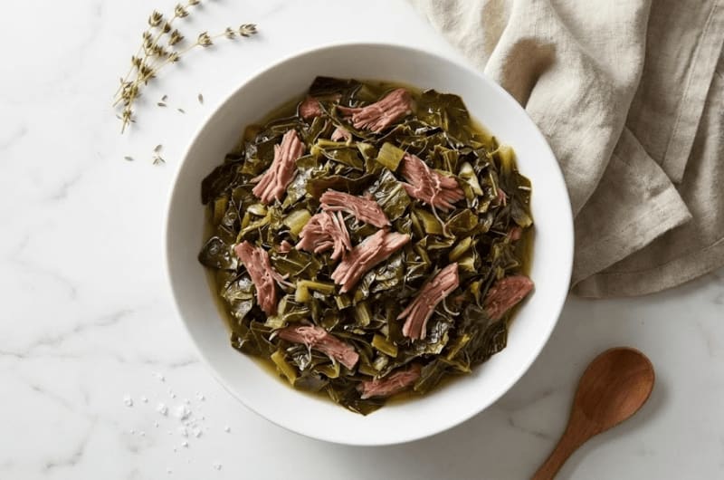 Collard Greens and Smoked Turkey (Instant Pot)