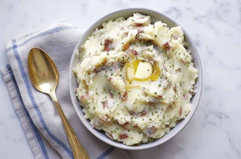 Creamy And Buttery Red Skin Mashed Potato Recipe