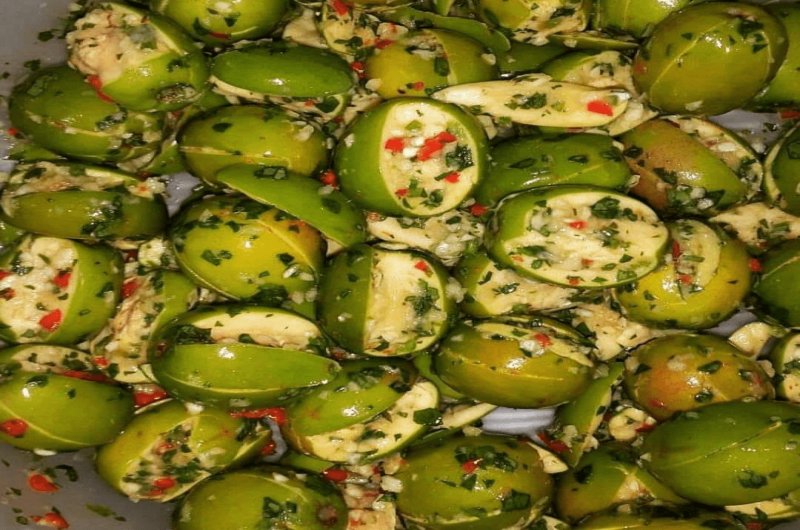 Tasty Trini Plum Chow Recipe