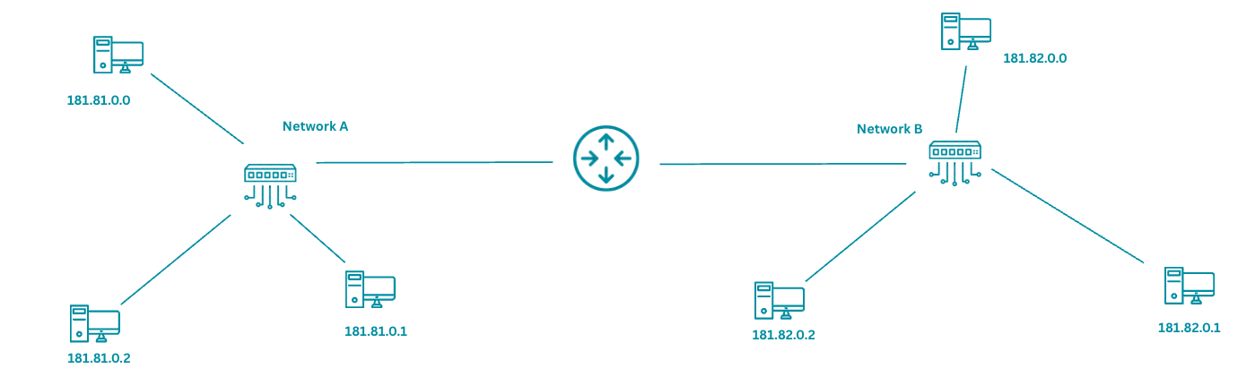 Network and Host portions