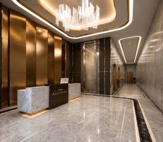 Double Height Lounge Entrance