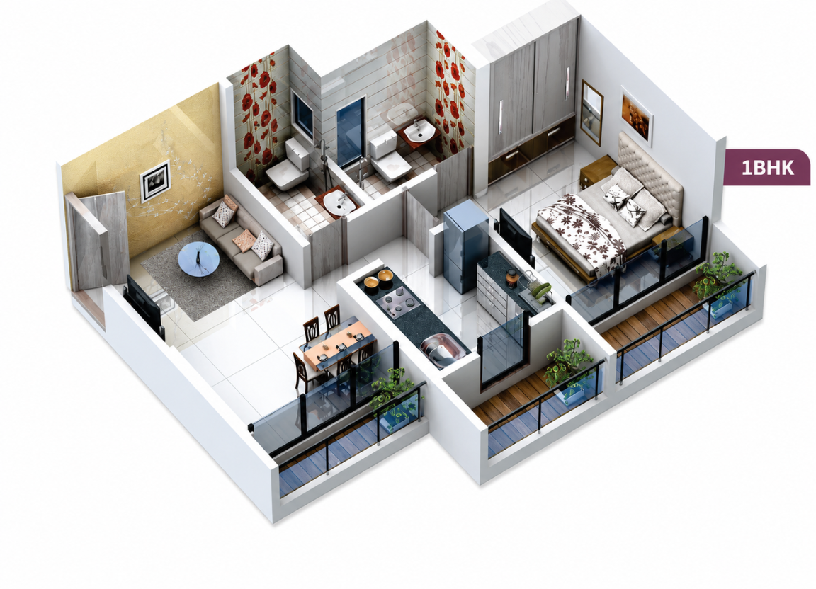 1 BHK Layout