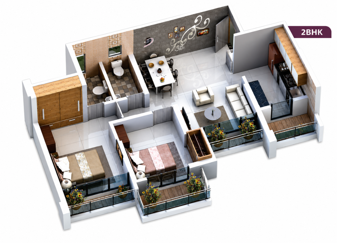 2 BHK Layout