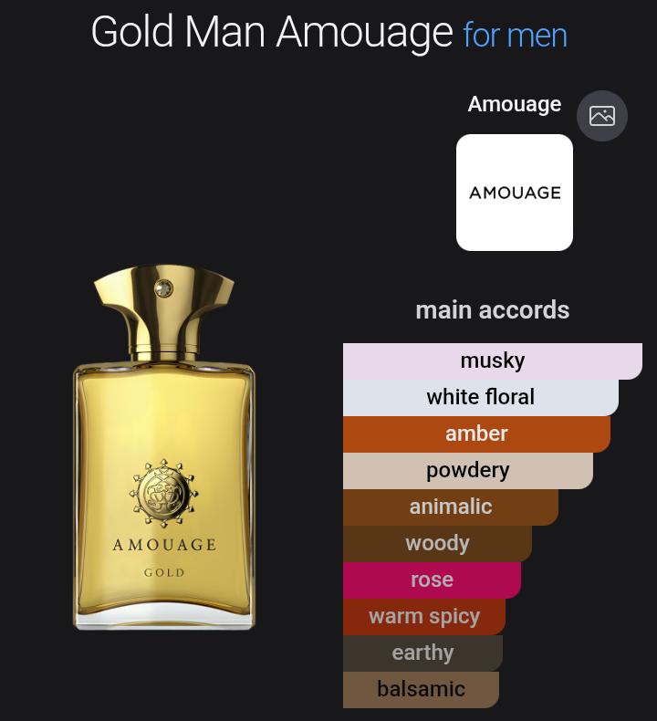 DESIGNER PERFUME OIL VERSION of Gold Man Amouage