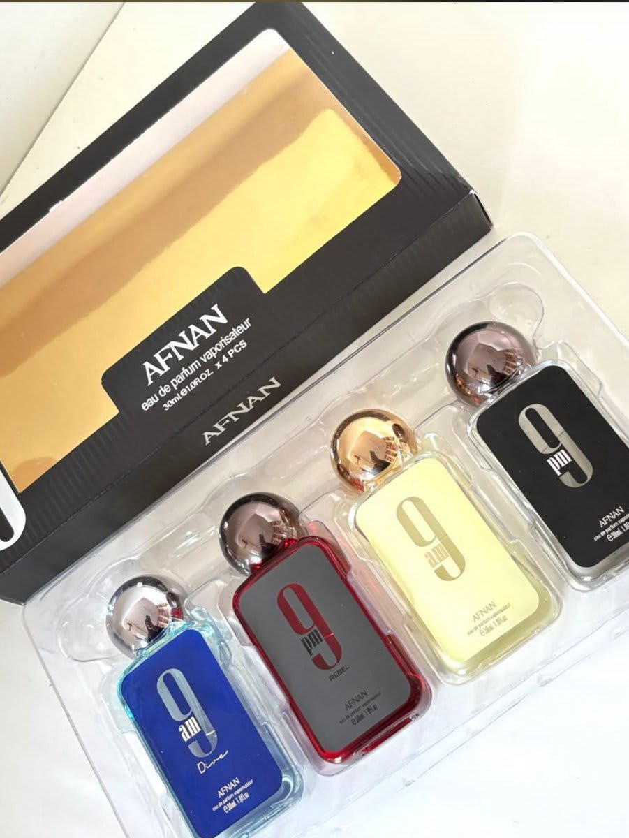 Afnan 9pm Inspired perfume Gift set 4 in 1 EDP 30ml each