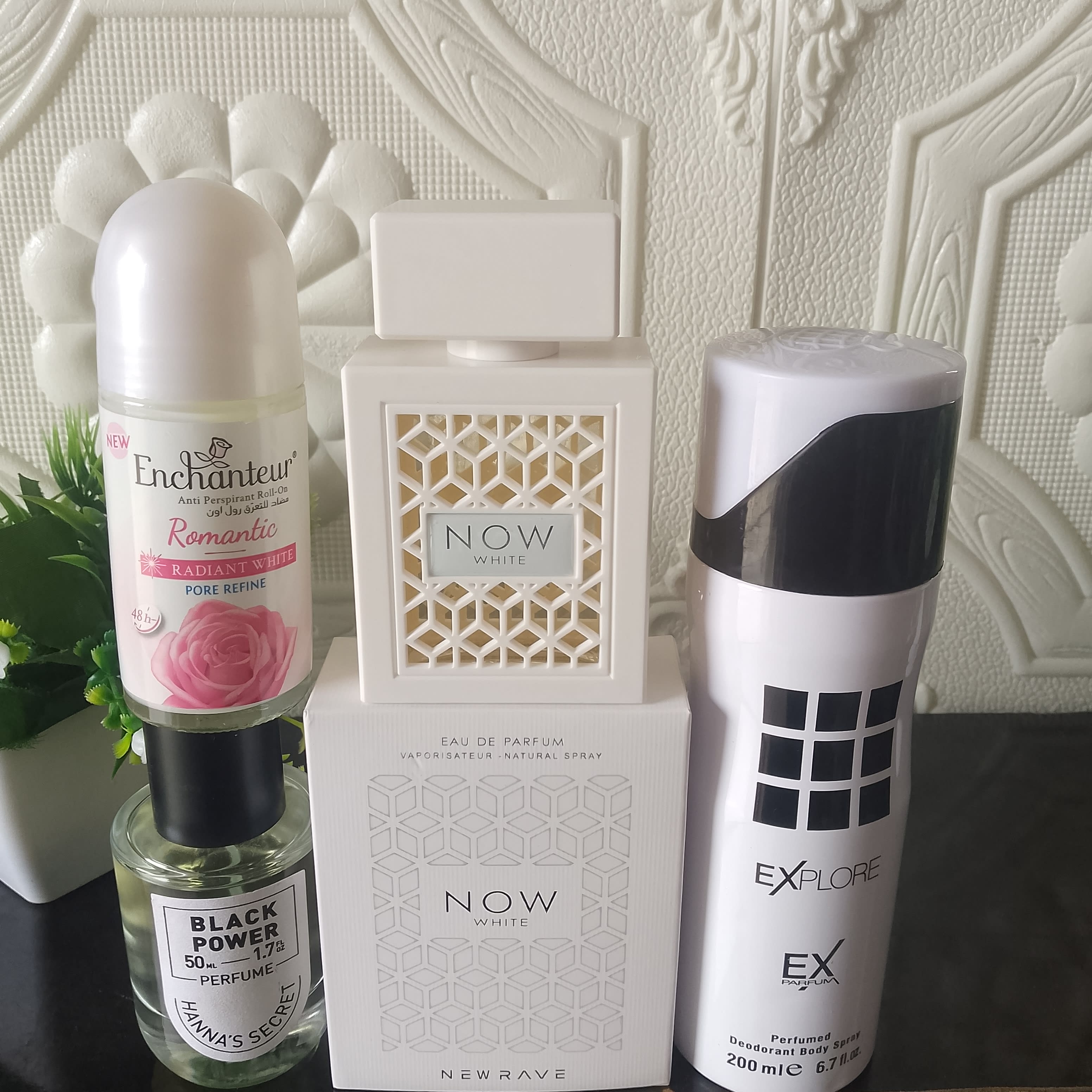  White Combo Perfume Gift set Box     