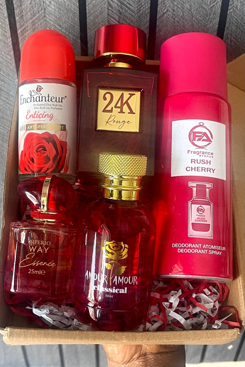 sweet unisex perfume combo Gift Set (5in1 FULL SET)