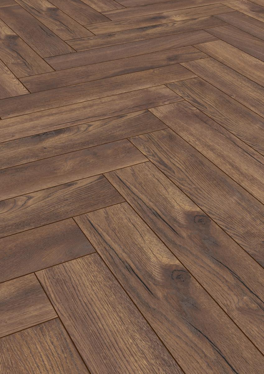 D4766 Pettersson Oak Dark Herringbone
