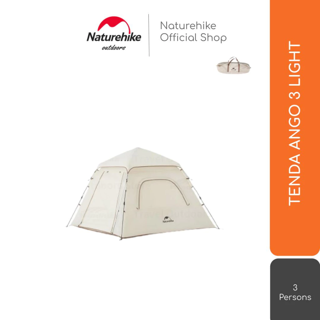 TENDA OTOMATIS ANGO 3 LIGHT NATUREHIKE CNK2300ZP011 CAMPING